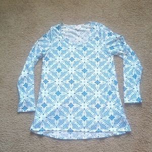 Lularoe Crewneck Women Top Long Sleeves Blouse Size M